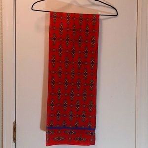 Vintage Sarah Coventry Red Print Scarf